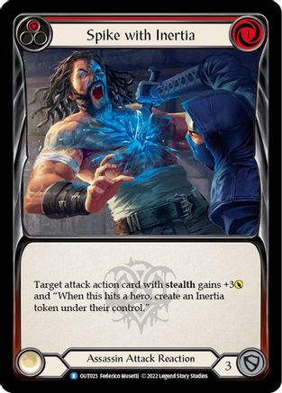 Spike with Inertia (OUT023) - Outsiders Rainbow Foil