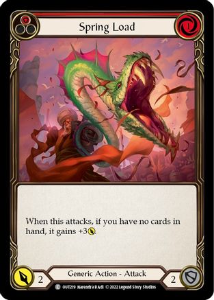 Spring Load (Red) (OUT219) - Outsiders Rainbow Foil