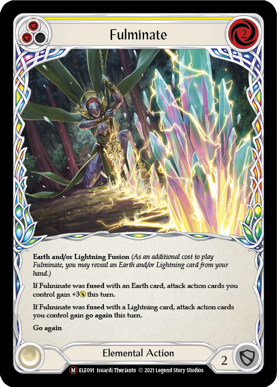 Fulminate [U-ELE091] (Tales of Aria Unlimited)  Unlimited Rainbow Foil