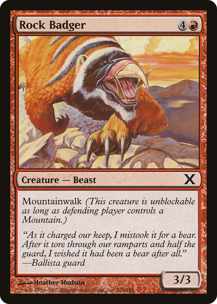 Rock Badger (10E-226) [Tenth Edition]