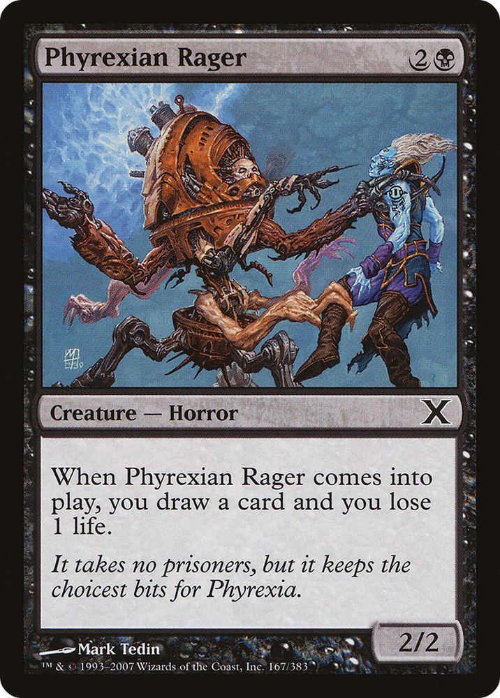 Phyrexian Rager (10E-167) [Tenth Edition]