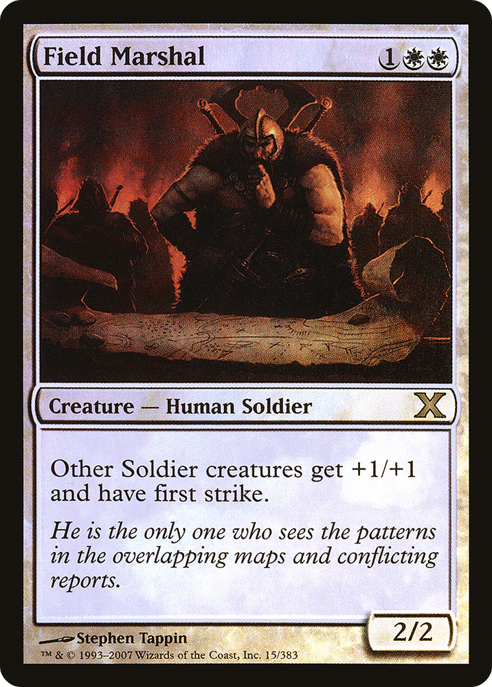 Field Marshal (10E-15★) [Tenth Edition] Foil
