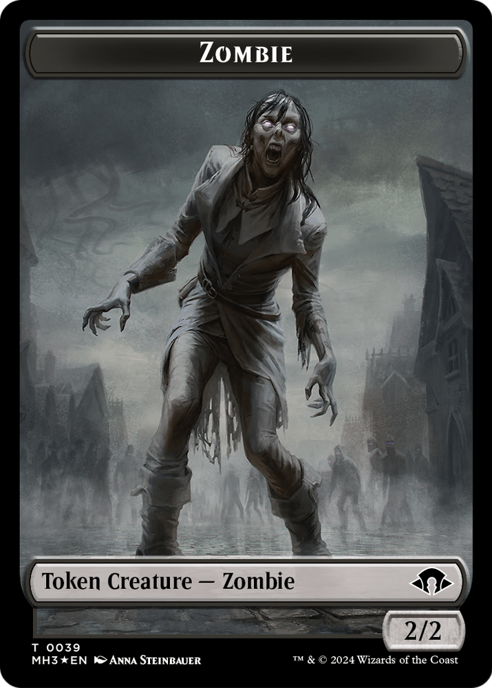 Zombie (TMH3-039) [Modern Horizons 3 Tokens] Foil