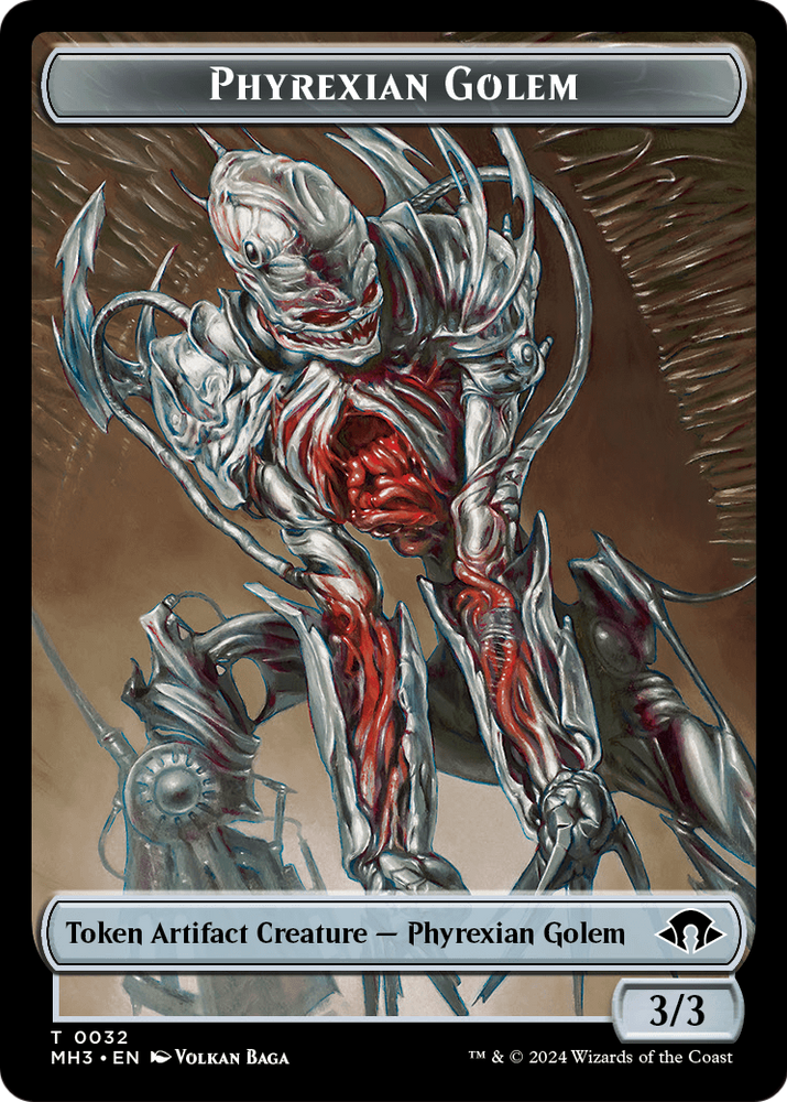 Phyrexian Golem (TMH3-032) [Modern Horizons 3 Tokens]