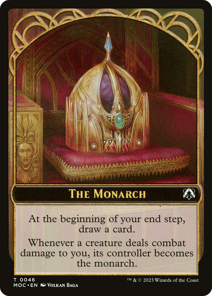 The Monarch (TMOC-046) [March of the Machine Commander Tokens]