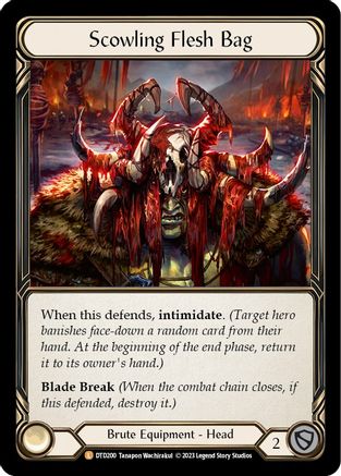 Scowling Flesh Bag (DTD200) - Dusk till Dawn Cold Foil