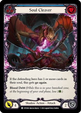 Soul Cleaver (Blue) (DTD186) - Dusk till Dawn Rainbow Foil