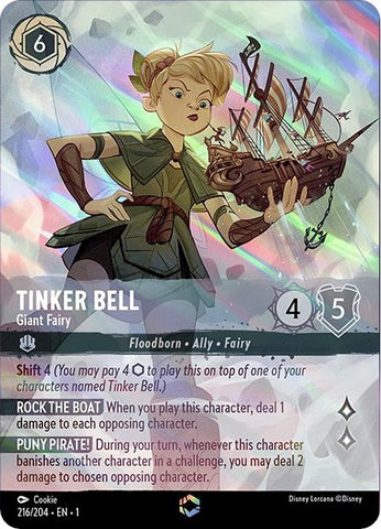 Tinker Bell - Giant Fairy (Alternate Art) (216/204) [The First Chapter]