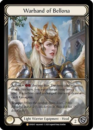 Warband of Bellona (Extended Art) (EVO247) - Bright Lights Cold Foil
