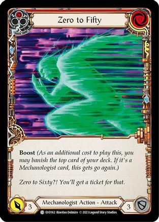 Zero to Fifty (Red) (EVO162) - Bright Lights