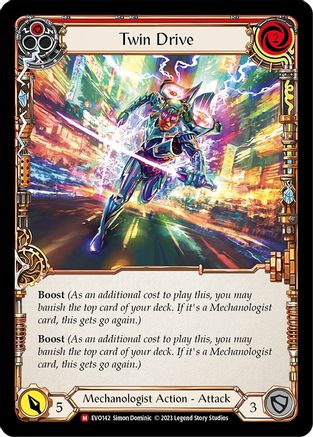 Twin Drive (EVO142) - Bright Lights Rainbow Foil