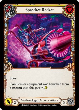 Sprocket Rocket (Yellow) (EVO193) - Bright Lights