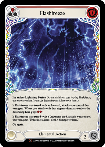 Flashfreeze [U-ELE092] (Tales of Aria Unlimited)  Unlimited Rainbow Foil