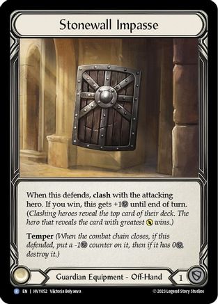 Stonewall Impasse (HVY052) - Heavy Hitters Cold Foil