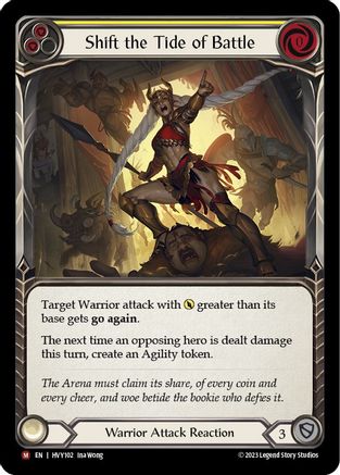 Shift the Tide of Battle (HVY102) - Heavy Hitters Rainbow Foil