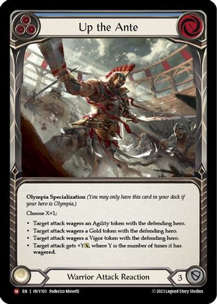 Up the Ante (HVY103) - Heavy Hitters Rainbow Foil