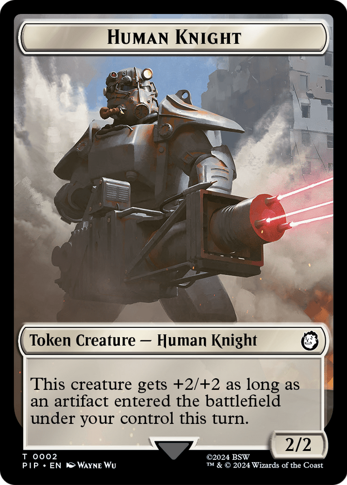 Human Knight (TPIP-002) [Fallout Tokens] Foil