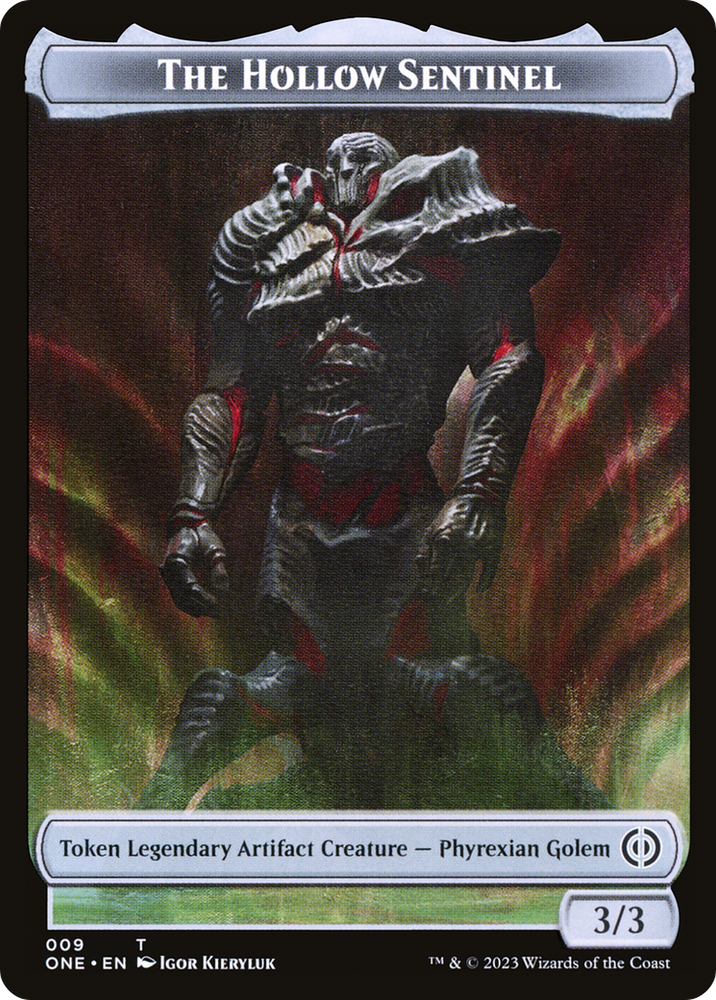 The Hollow Sentinel (TONE-009) [Phyrexia: All Will Be One Tokens]