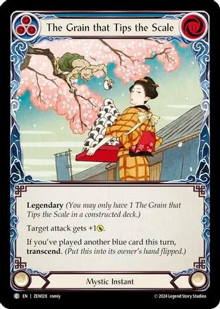 The Grain that Tips the Scale (ZEN028) - Blitz Deck: Part the Mistveil - Zen