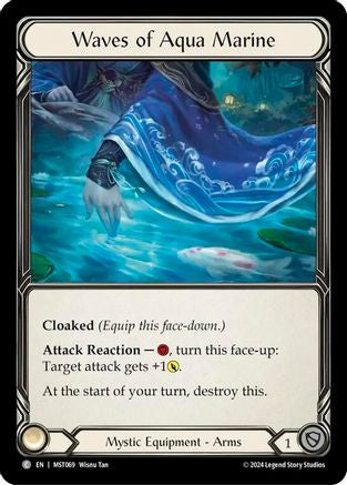 Waves of Aqua Marine (MST069) - Part the Mistveil Cold Foil