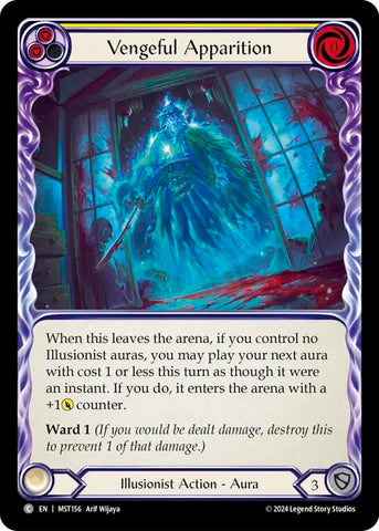 Vengeful Apparition (Yellow) [MST156] (Part the Mistveil)  Rainbow Foil