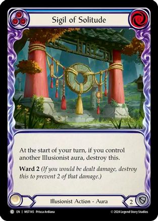 Sigil of Solitude (Blue) (MST145) - Part the Mistveil Rainbow Foil