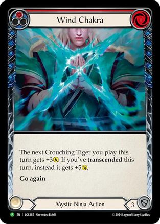 Wind Chakra - LGS265 (LGS265) - Flesh and Blood: Promo Cards Cold Foil