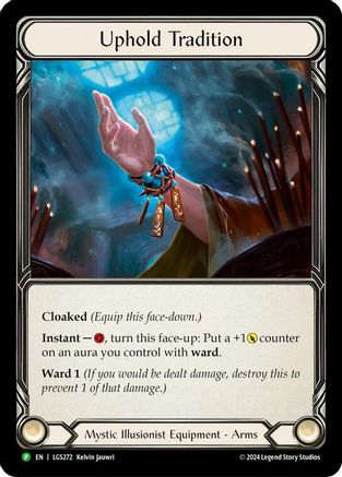 Uphold Tradition - LGS272 (LGS272) - Flesh and Blood: Promo Cards Rainbow Foil