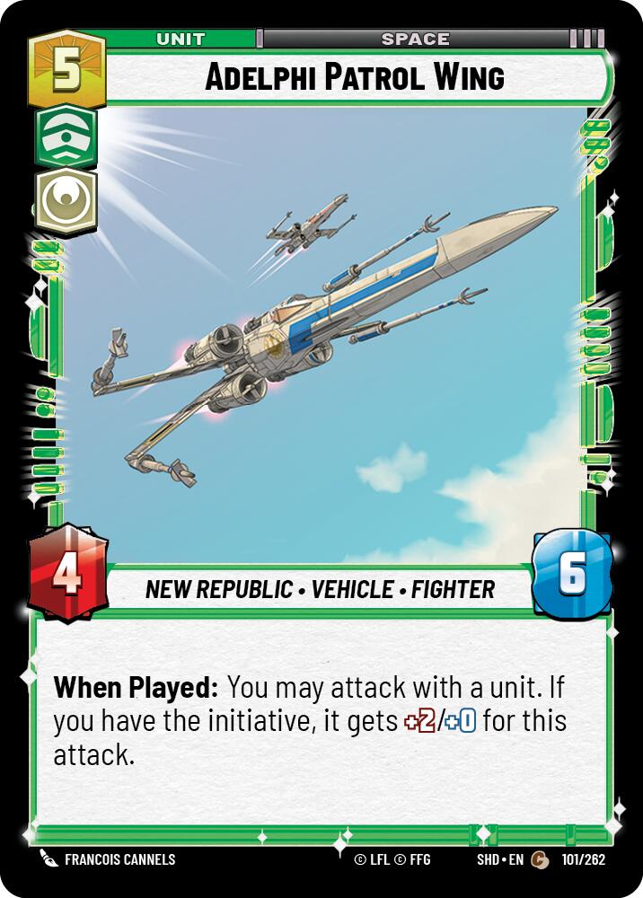 Adelphi Patrol Wing (101/262) (101/262) [Shadows of the Galaxy]