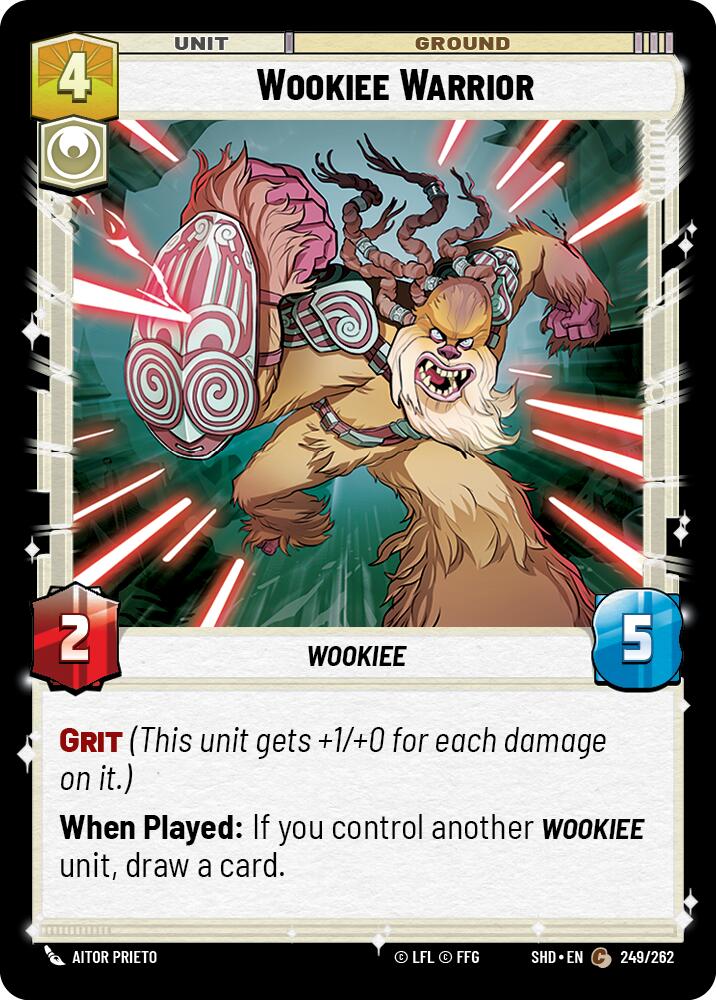 Wookiee Warrior (249/262) (249/262) [Shadows of the Galaxy]