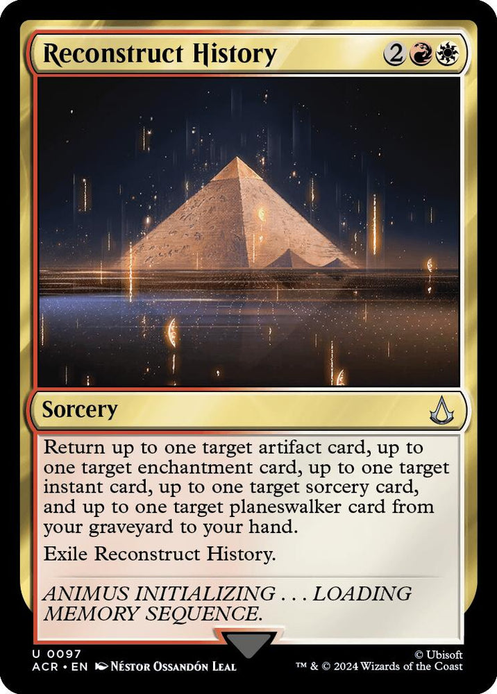 Reconstruct History [Assassin's Creed]