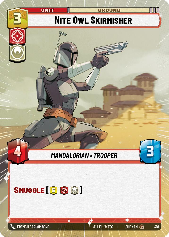 Nite Owl Skirmisher (418) (Hyperspace) (418) [Shadows of the Galaxy]