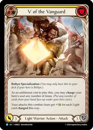 V of the Vanguard (ASB023) - Armory Deck: Boltyn