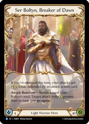 Ser Boltyn, Breaker of Dawn (ASB001) - Armory Deck: Boltyn