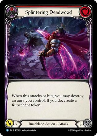 Splintering Deadwood (Red) (ROS121) - Rosetta Rainbow Foil