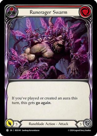 Runerager Swarm (Red) (ROS149) - Rosetta Rainbow Foil