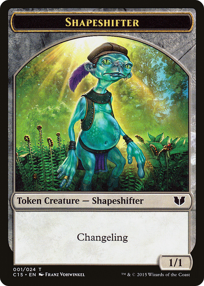 Shapeshifter // Shapeshifter Double-Sided Token (C15-1 // 1) [Commander 2015 Tokens]
