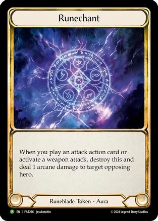 Runechant (Lightning) - FAB266 (FAB266) - Flesh and Blood: Promo Cards