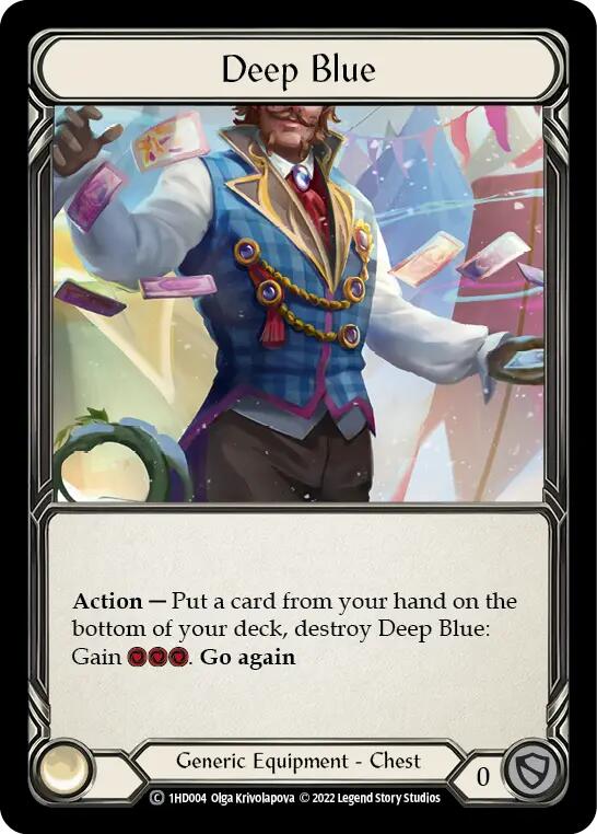 Deep Blue [1HD004] (History Pack 1 Dash Blitz Deck)