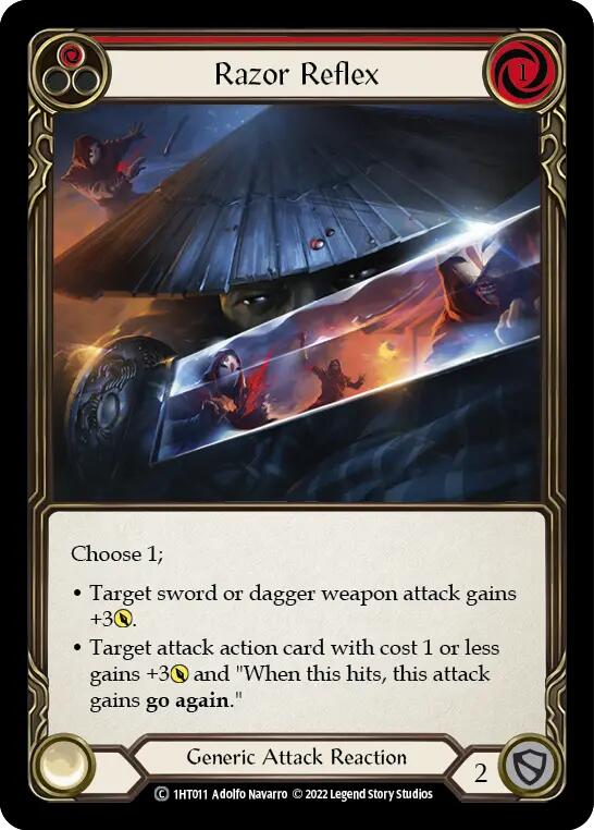 Razor Reflex (Red) [1HT011] (History Pack 1 Dorinthea Blitz Deck)