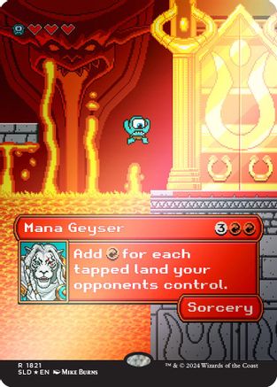 Mana Geyser (Rainbow Foil) [Secret Lair Drop Series]
