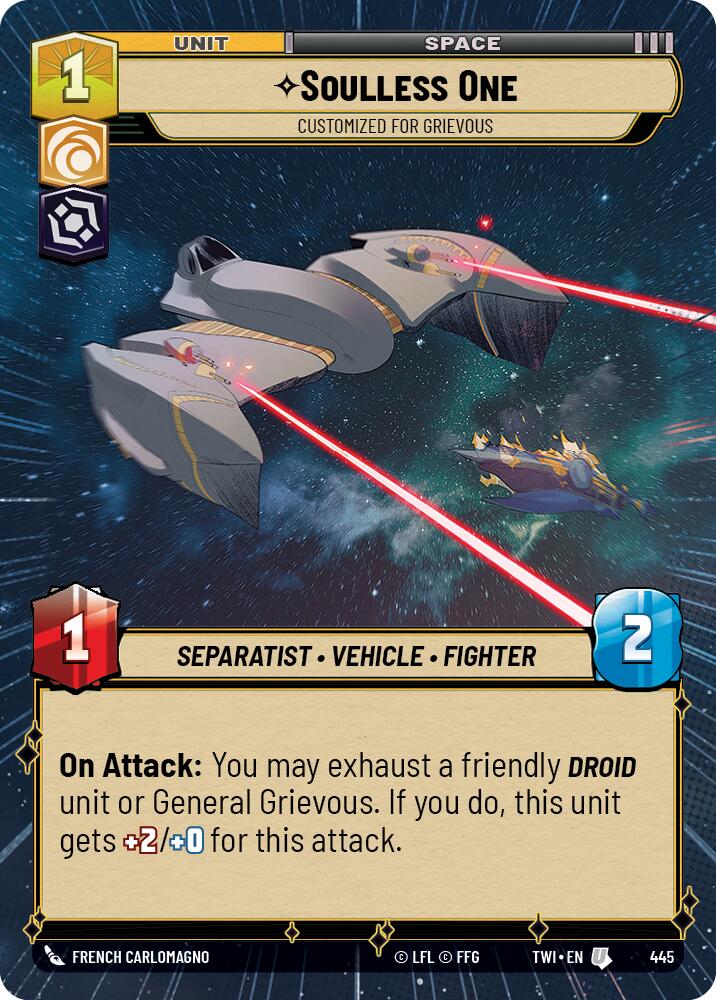 Soulless One - Customized for Grievous (Hyperspace) (445) [Twilight of the Republic]