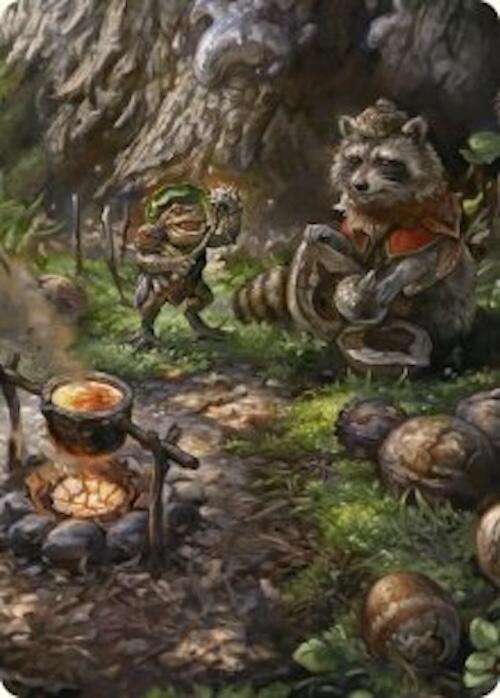 Sylvan Scavenging Art Card (46/54) [Foundations Art Series]