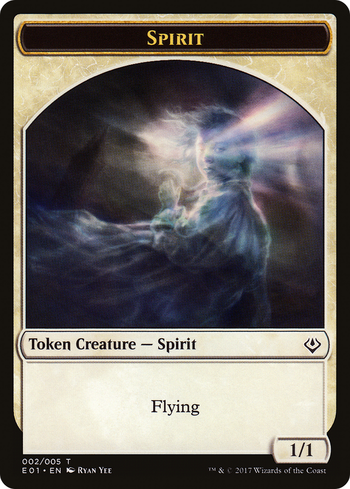 Spirit // Soldier Double-sided Token (AC2-2 // 1) [Archenemy: Nicol Bolas Tokens]