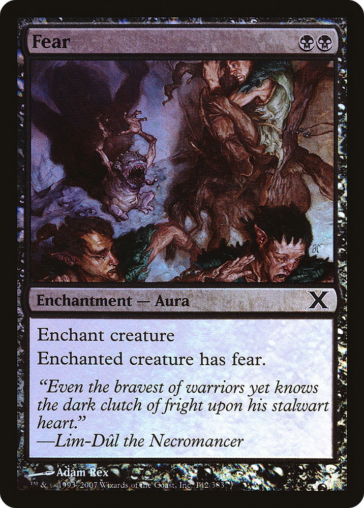 Fear (10E-142★) [Tenth Edition] Foil