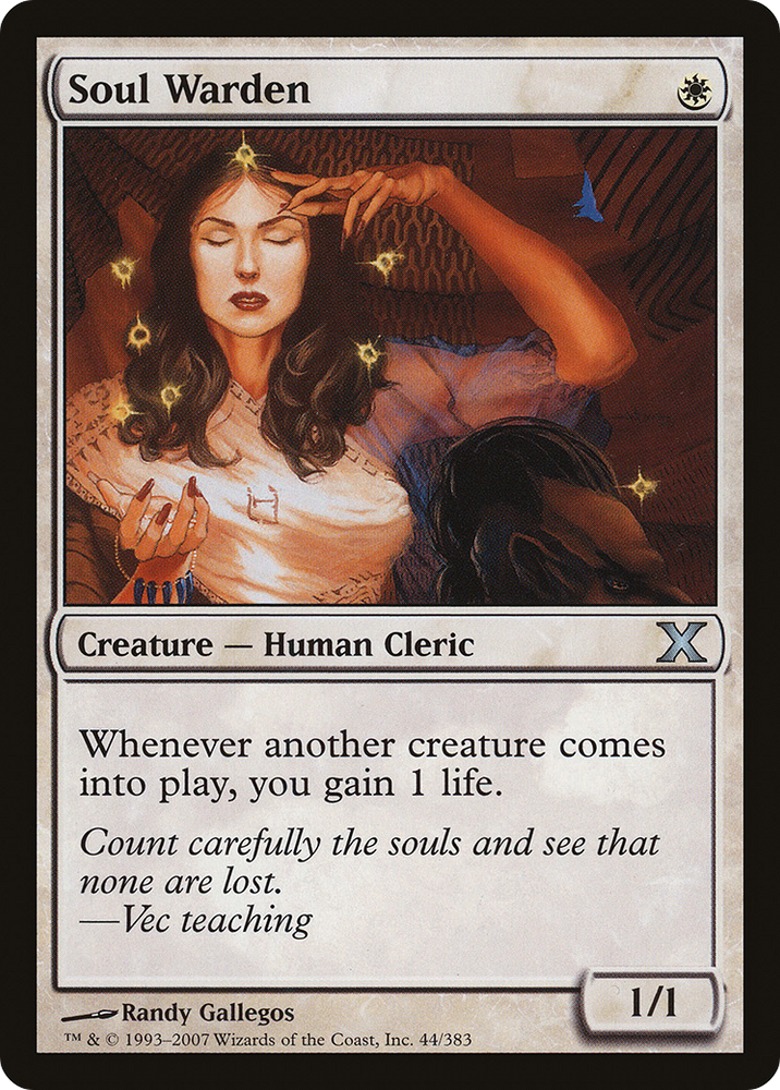 Soul Warden (10E-044) [Tenth Edition] Foil