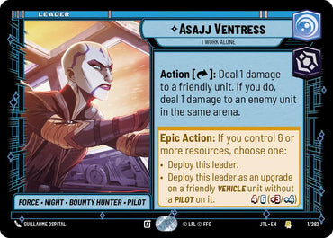 Asajj Ventress - I Work Alone (001/257) [Jump to Lightspeed]