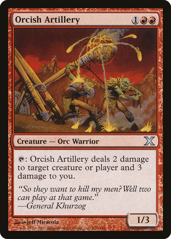 Orcish Artillery (10E-220) [Tenth Edition]