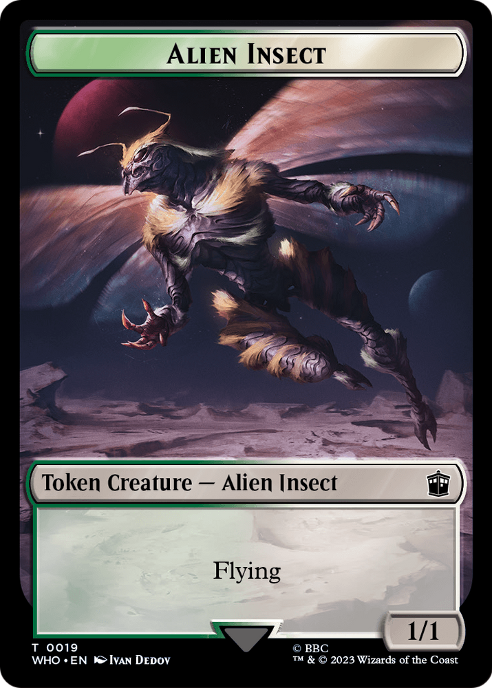 Alien Insect (TWHO-019) [Doctor Who Tokens]