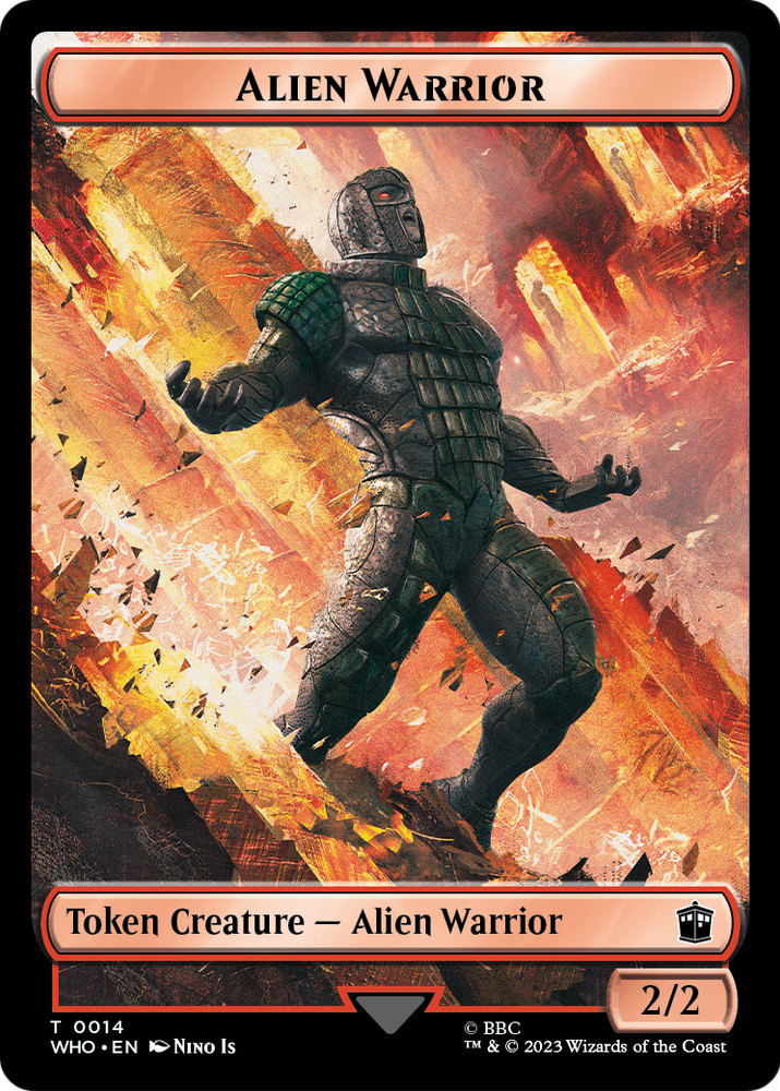 Alien Warrior (TWHO-014) [Doctor Who Tokens]